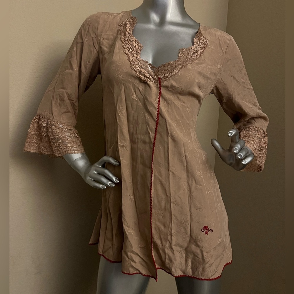 Odd Molly silk wrap blouse / dress